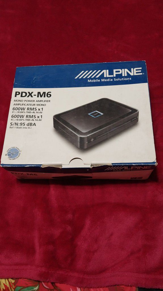 ALPINE PDX-M6 Mono AMPLIFIER