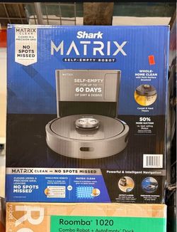 Shark Matrix Self-Empty Robot Vacuum with 60 Day Dock Brand New In Box