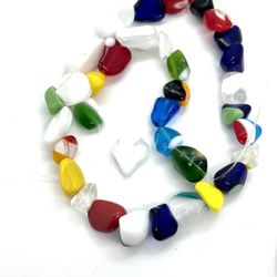 Strand Of Fancy Glass Beads