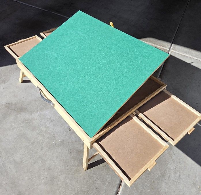 Puzzle table with legs 36" x 25"