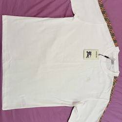 Check Trim Cotton Tee Receipt Purchase Included🧾✅