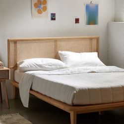 Bedroom Bed, Mattress, Nightstand