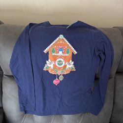 Cat & Jack Holiday Christmas Girls Shirt New XL