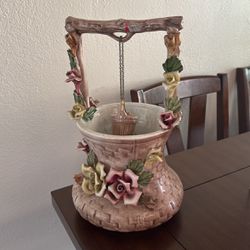Small porcelain Wishing well
