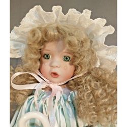 Porcelain Doll(401 ) "Little Bo Peep" No Sheep !!Ashton-Drake Collection
