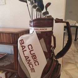 Its GOLF SEASON! CK.Out This "CUBIC BALANCE" Golf Bag With 3 Compartments,  Like NEW Condition!