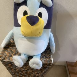 HUGE Bluey My Size Stuffed 34 Inches Tall Plush Toy Super Cute New . 
