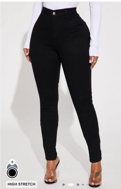 High rise stretch skinny jeans  (Fashion Nova)