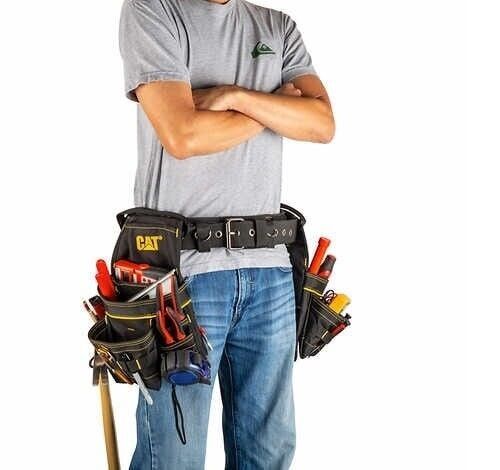 CAT 2-Bag 19-Pocket Multi Purpose Tool Belt New