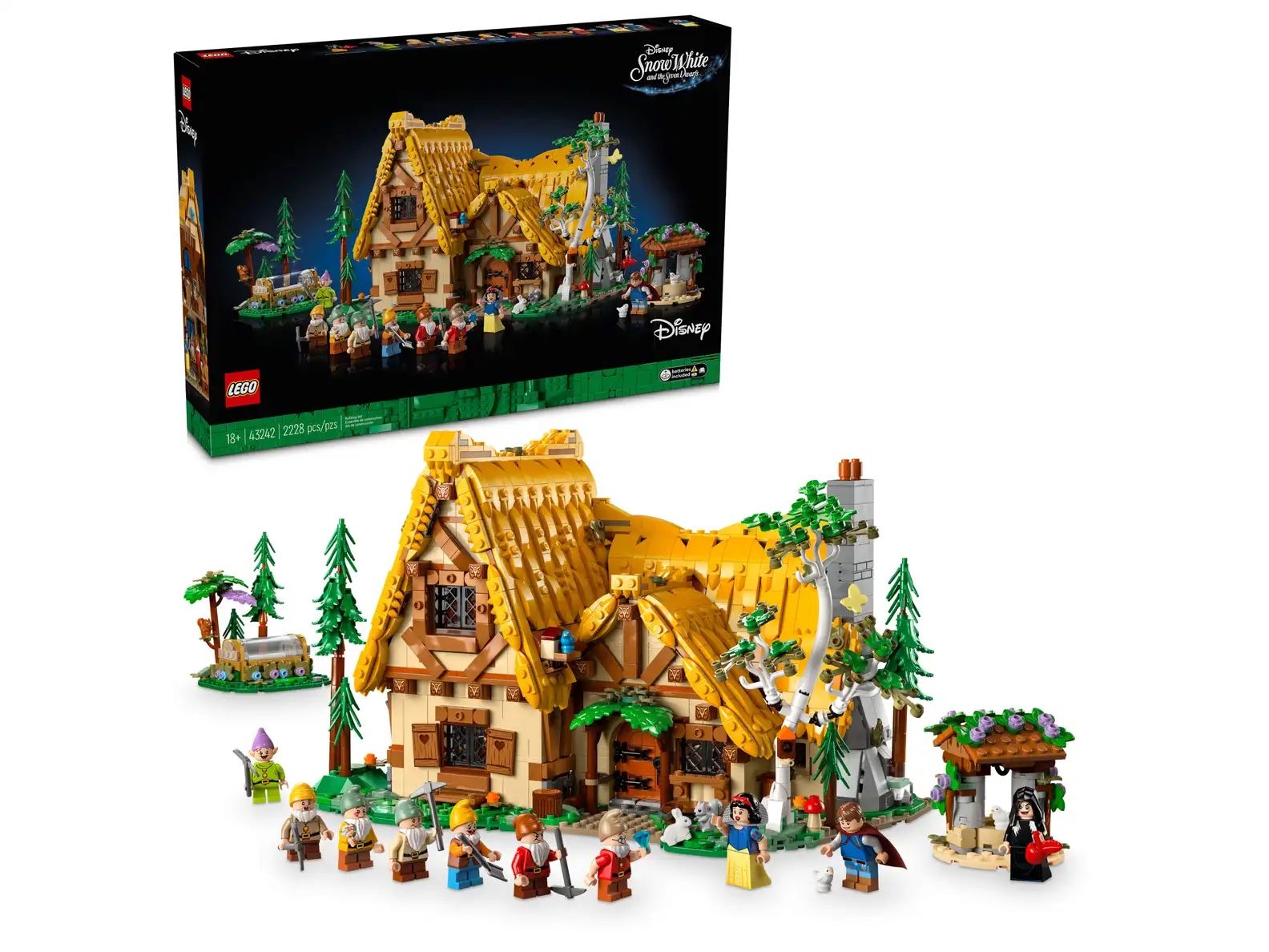 Lego Snowwhite And The Seven Dwarfs Cottage