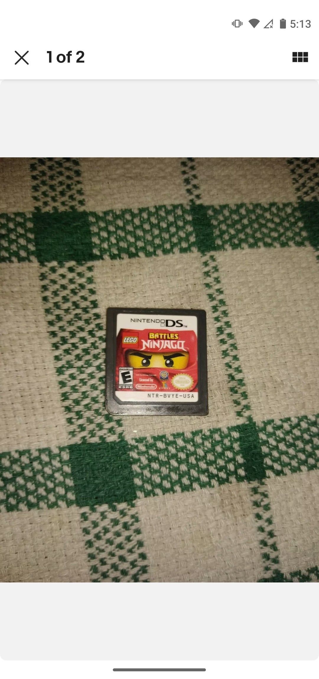 Lego Ninjago battles Nintendo DS video game