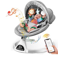 New Electric Baby Swing, Gray