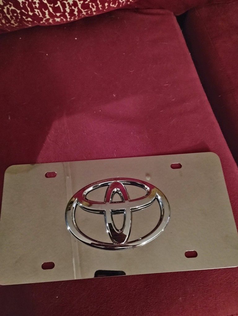 Toyota License Plate 