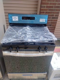 Gas Whirlpool Stove 4 Burners Never Used Clean 