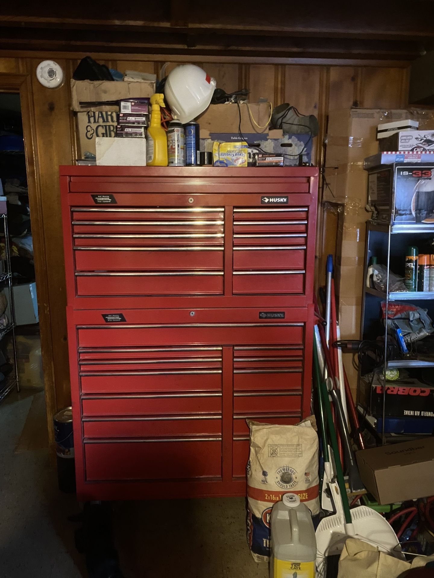 HUSKY 23 Drawer BOX And TOOLS