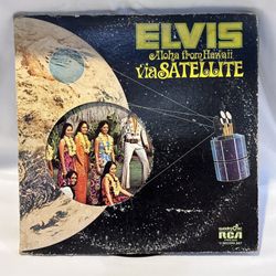 Vintage Original 1973 Elvis Aloha From Hawaii Via Satellite Vinyl Record Album