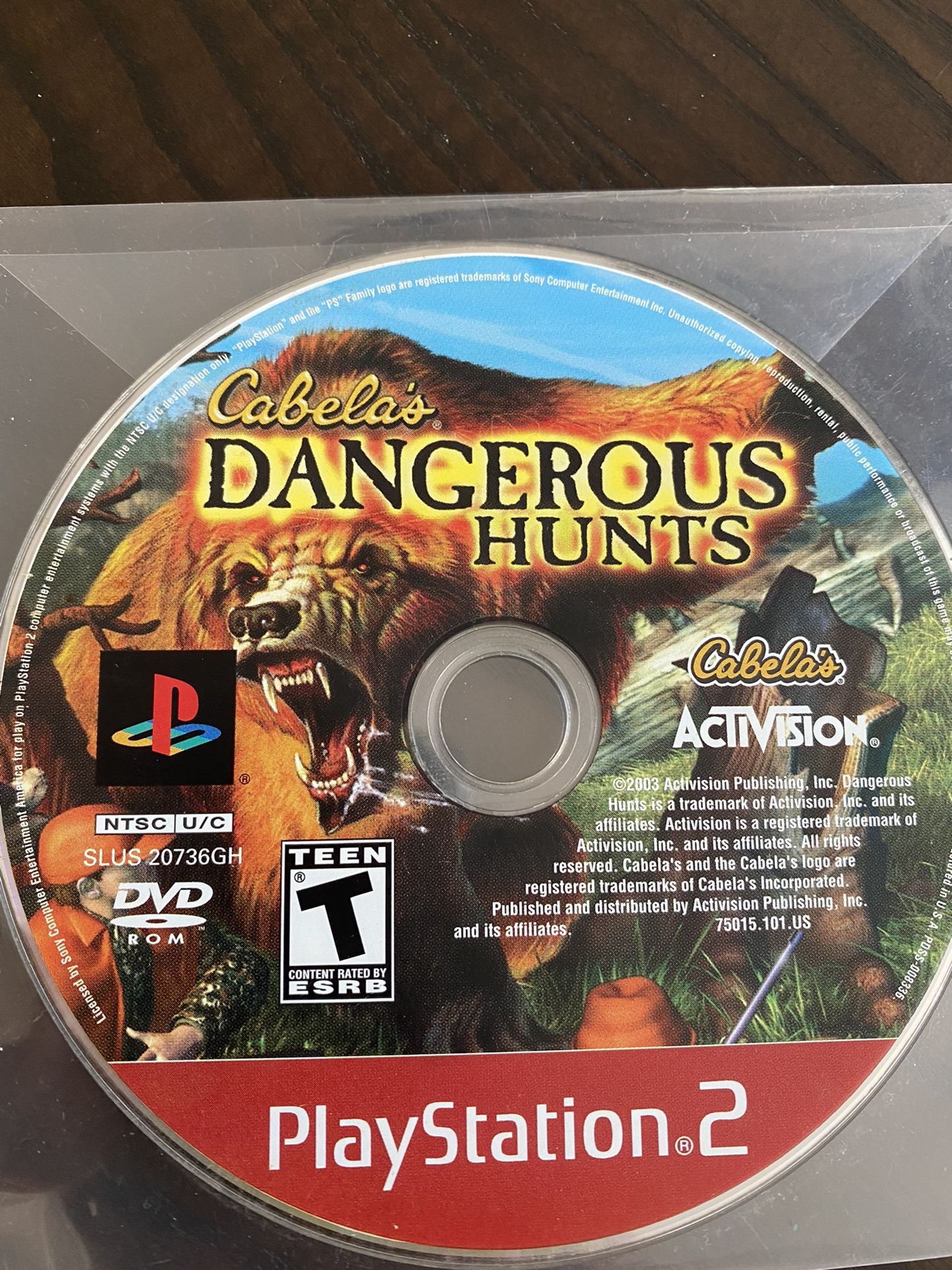 Cabela's Dangerous Hunts (Sony PlayStation 2, 2003)