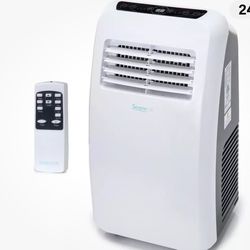 Portable Air Conditioner 10,000 BTU 450 sq.ft. Coverage Area. SereneLife SLPAC10  3-in-1 with Built-in Dehumidifier Function,Fan Mode, Remote Control,