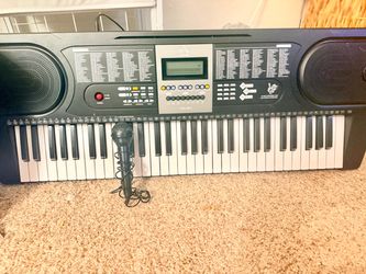 AODSK TD-61 61-Key Keyboard Piano + Microphone