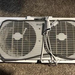 Comfort Zone Twin Window Fan