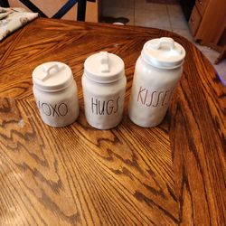 Raedunn XOXO Hugs Kisses Canisters