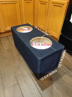 Dual 10 inch Car Audio Subwoofer Box