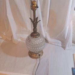 Vintage Hollywood Inspired Glass Bubble Lamp 