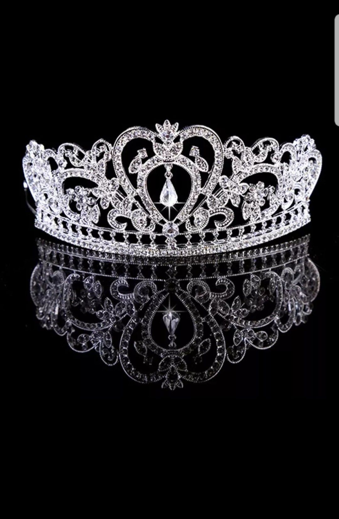 silver tiara