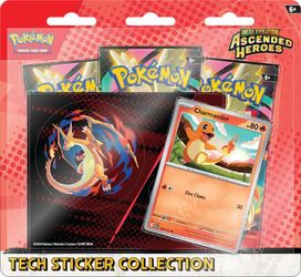 Ascended Heros Charmander Tech Sticker Collection