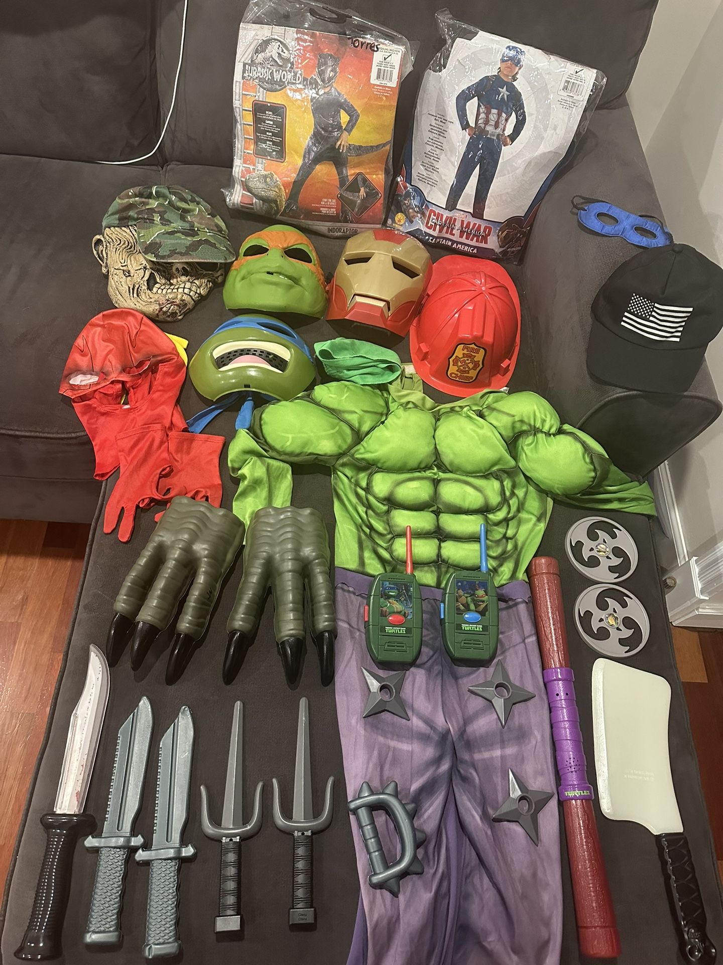 Kids Weapons Masks Costumes And More!!