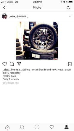 Tires rims brand new