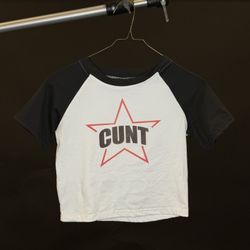 “cunt” baby tee