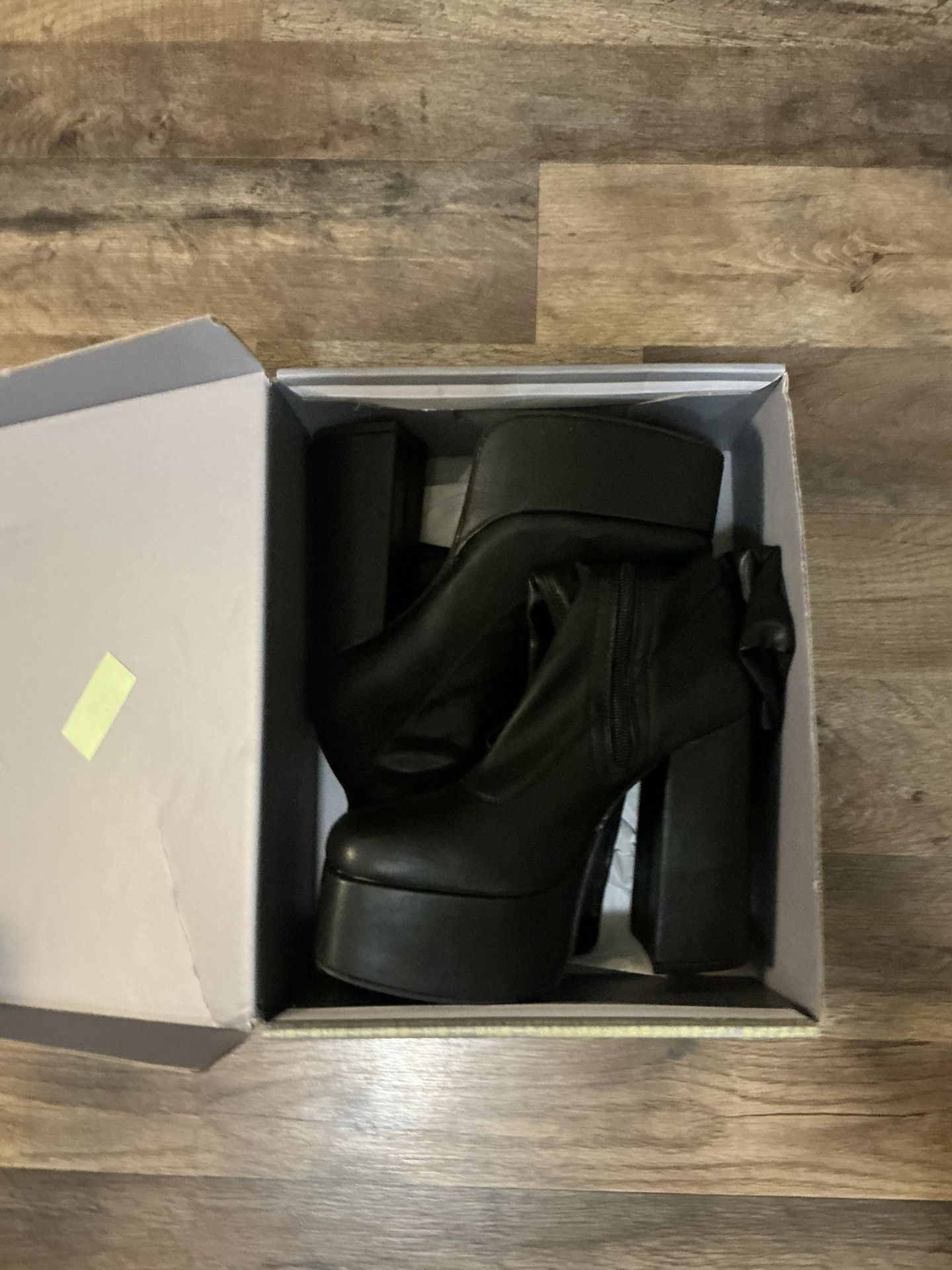 KOI FOOTWEAR Over the Knee Faux Leather Black Boots