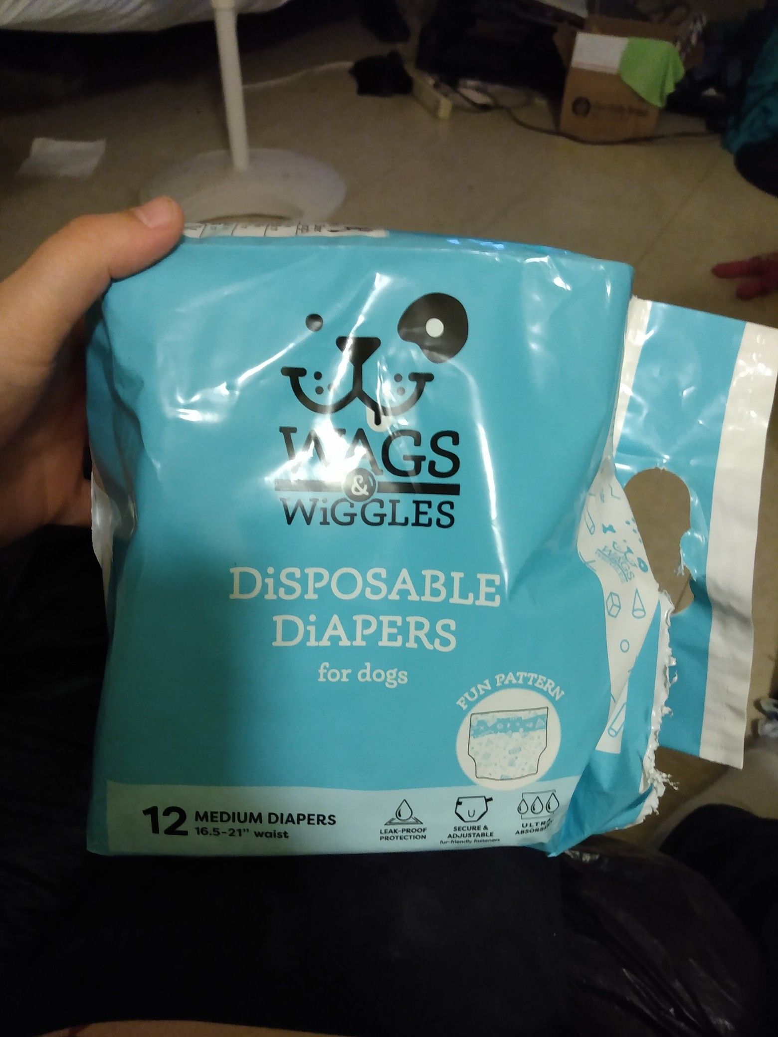 Disposable dog diapers size medium