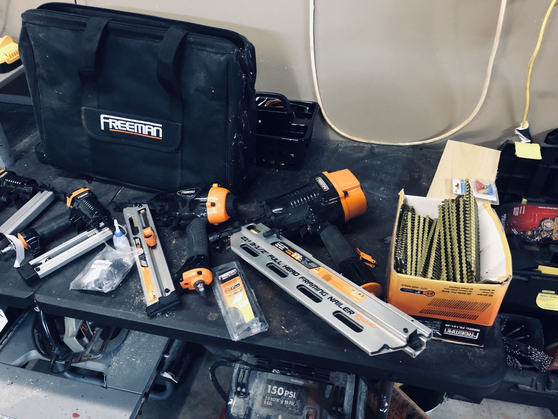 Freeman variety nail gun kit.