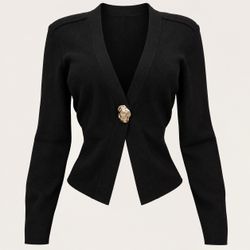Black /gold cardigan (small & large)