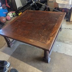 Antique Wood Coffee Table 