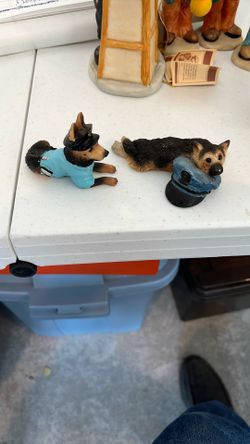 Police Dogs Stone Critters & Avery Creations