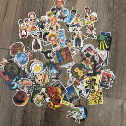 148 pieces One Piece Stickers Japan Anime Cool Waterproof Sticker