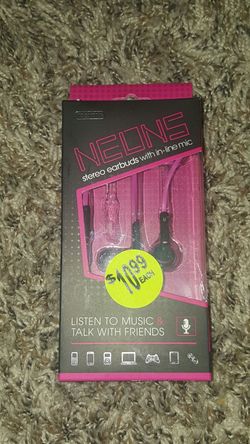Pink headphones