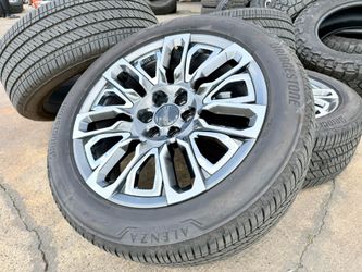 22" 2025 GMC Yukon Chevy Tahoe Escalade OEM 95486 wheels ULTIMATE rims Tires 95%