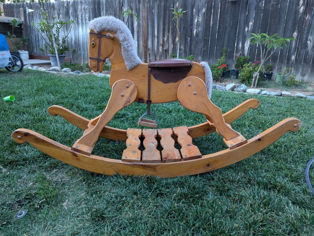 Wooden Rocking Horse