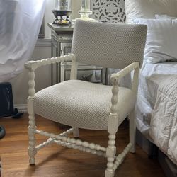 Shabby Chic Solid Wood Accent Chair Or Desk Chair 