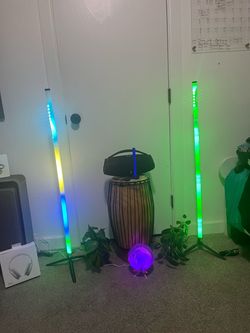 Title: Color-Changing LED Floor Lights – $80 Each