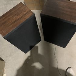 Vintage Sanyo SS240 Speakers Pair of 8 Ohm Set