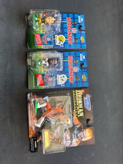 Favre + Emmitt Headliners + Barry Sanders Heisman Figure Price: $30
