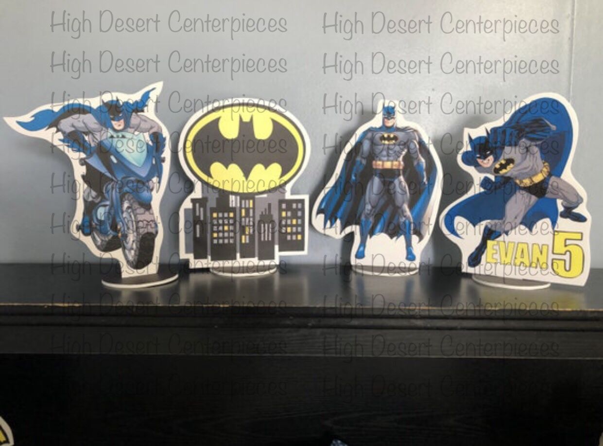 Batman Centerpieces