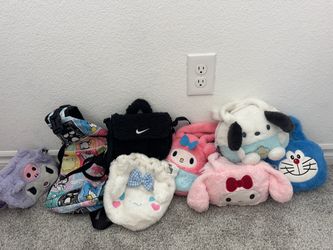 Sanrio purses + Nike