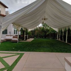 Renta De Carpa Con Draping 20×30 Tenemos De Diferentes Medidas Y Los Precios Cambian 