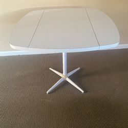 Vintage White Folding Table